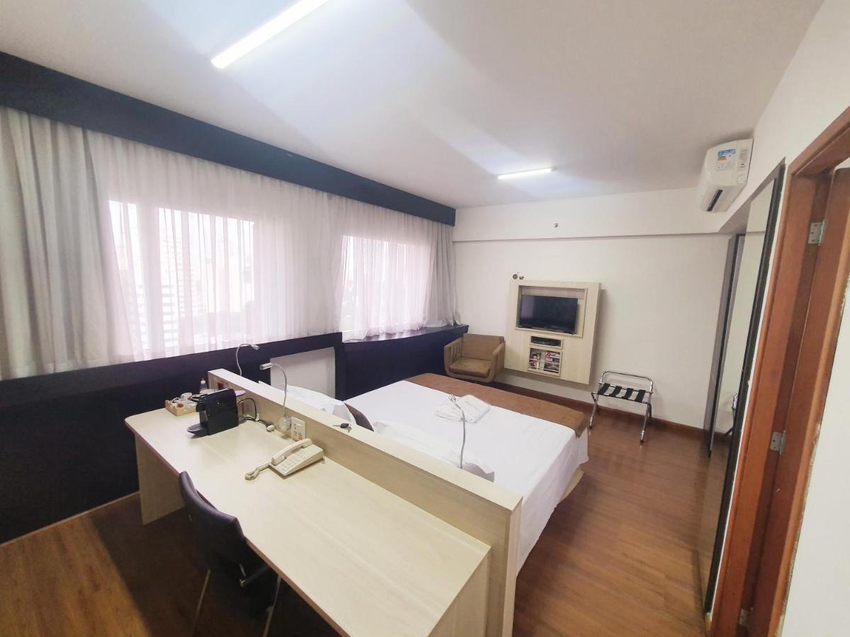 ساو باولو Lindo Flat Em Hotel 4 Estrelas Na Bela Vista المظهر الخارجي الصورة